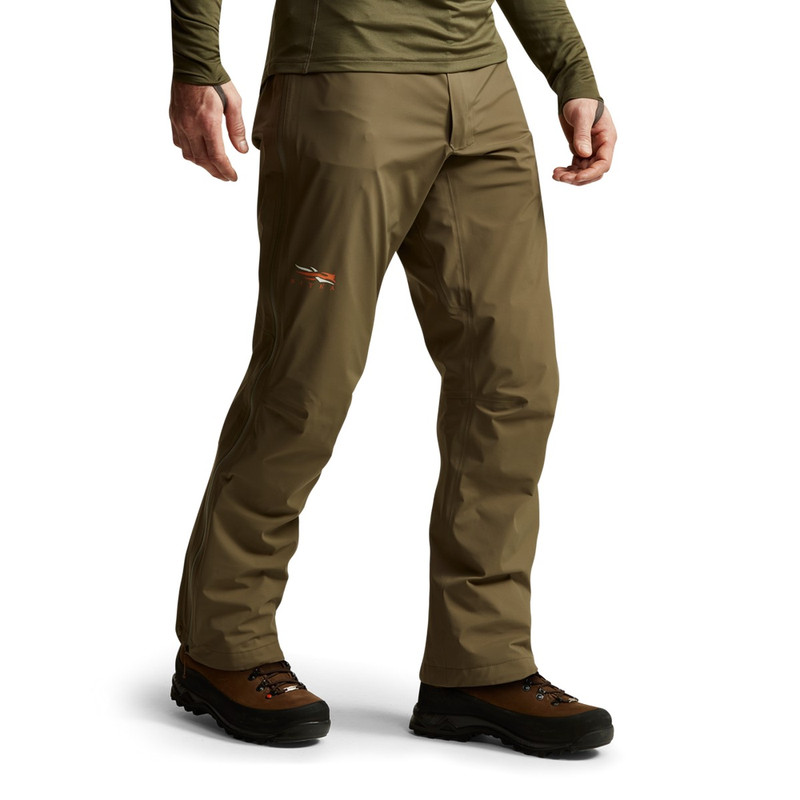 Sitka Dew Point Rain Pant in Pyrite Color